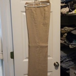 Linen tan pants